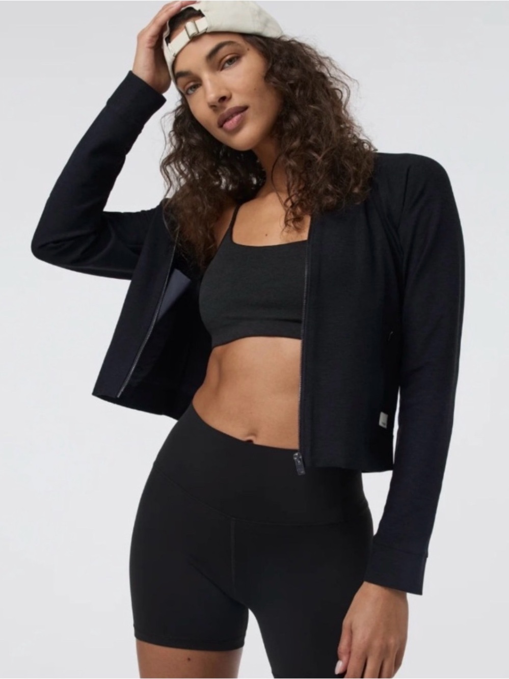 Vuori Navy Elevation Blue Zip Jacket